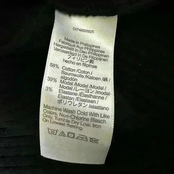 Madewell Off-Shoulder Long-Sleeve Top True Black Size Small - Picture 4 of 7